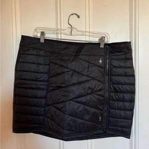 Smartwool Black Quilted Mini Skirt